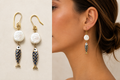 Blue Current Earrings