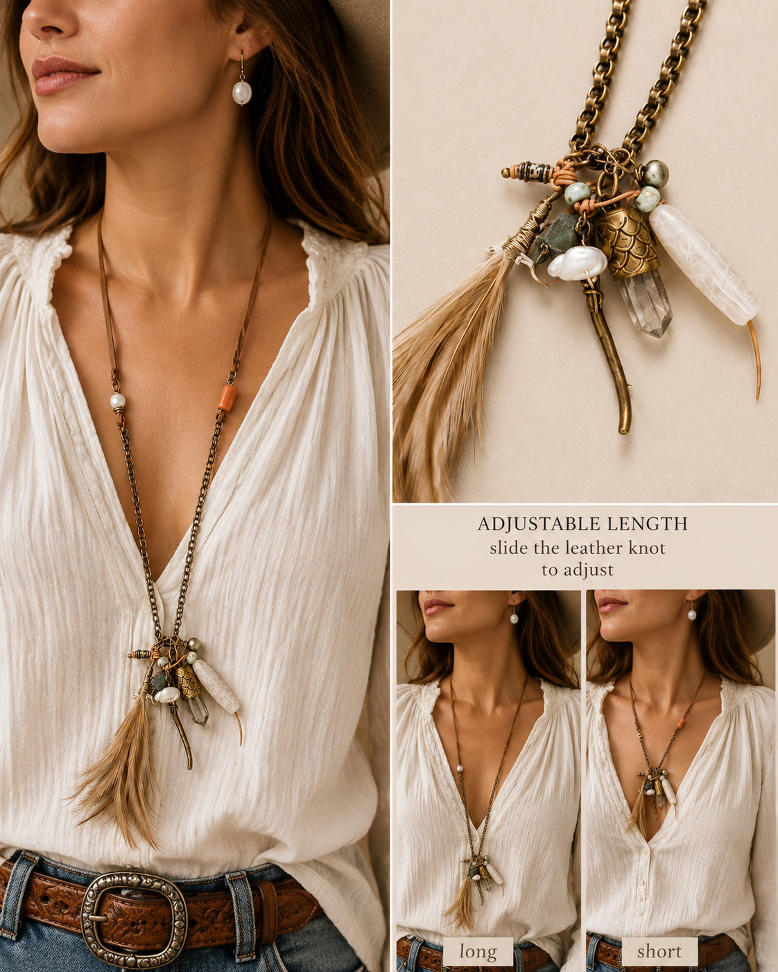 Wild Spirit Boho necklace