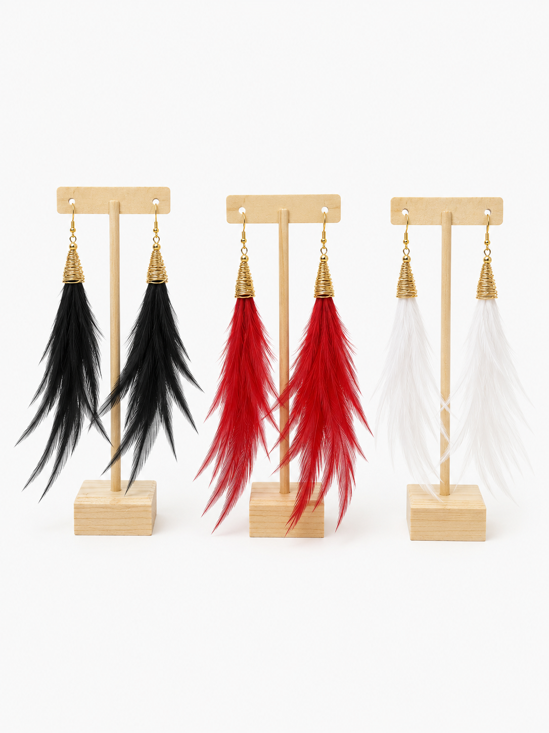 Free Spirit feather earrings